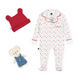 Deluxe Bundle - Holly Print, Blue Bear