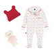 Deluxe Bundle - Holly Print, Pink Bear