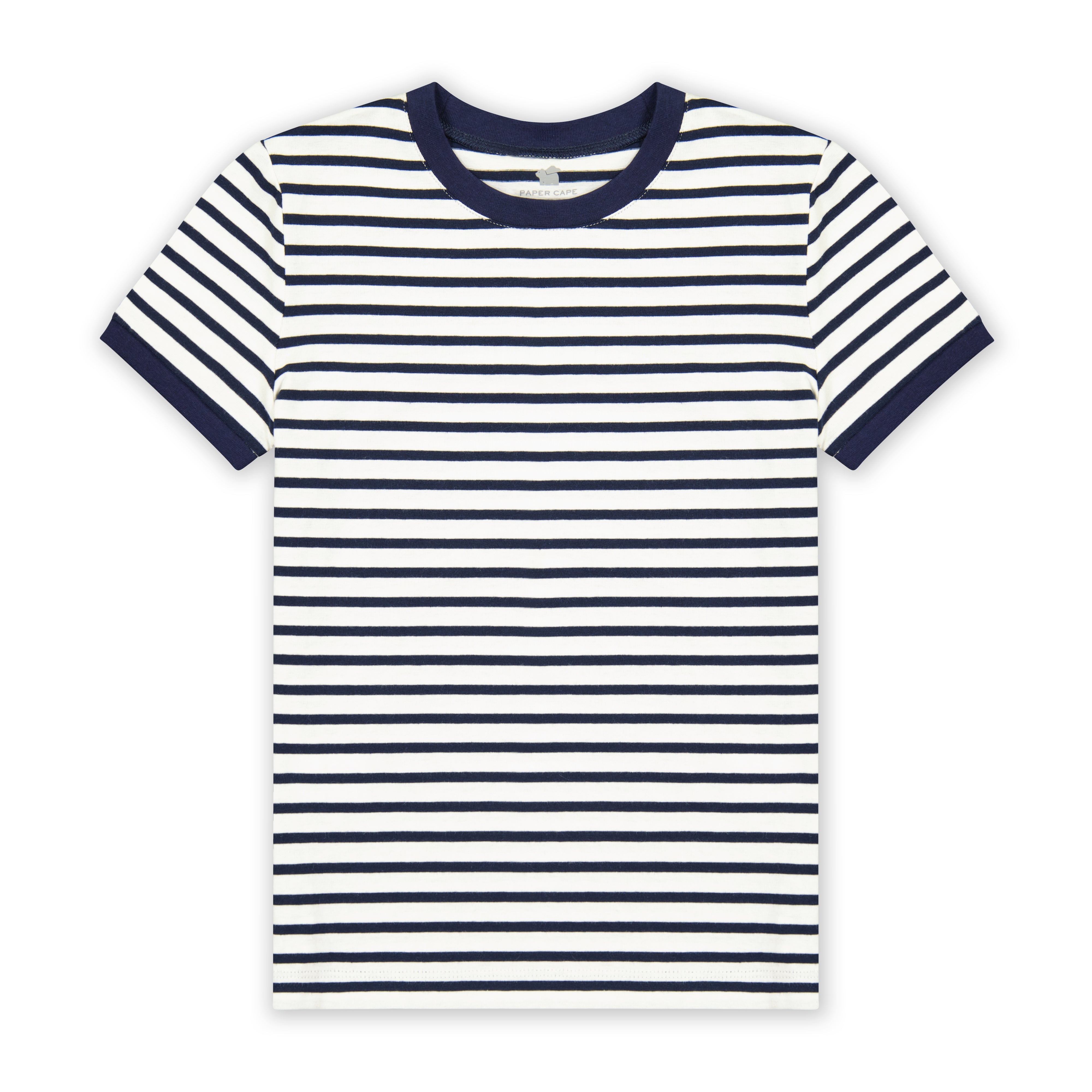 Lao Vært for hente Short Sleeve Ringer Tee - Breton Stripe