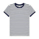 Short Sleeve Ringer Tee - Breton Stripe