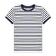 Short Sleeve Ringer Tee - Breton Stripe