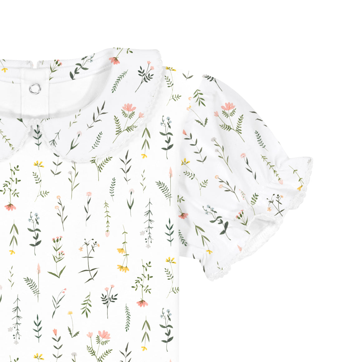 Peter Pan Collar Blouse - Wildflower Print